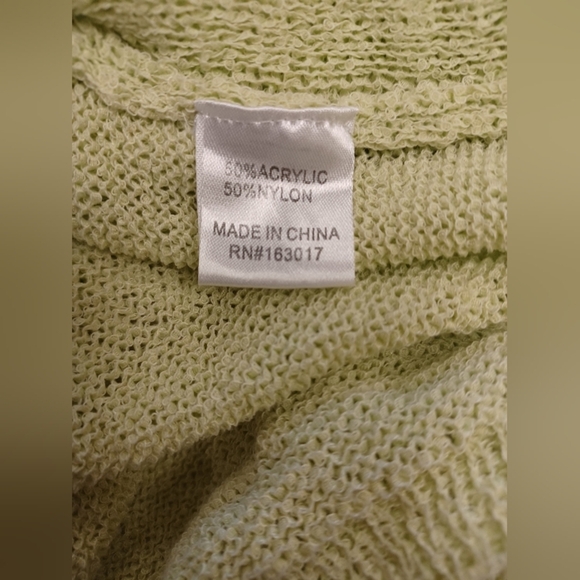 Princess Polly EUC Lime Green Knit Long Sleeve Mini Dress Size XXS - Picture 10 of 10